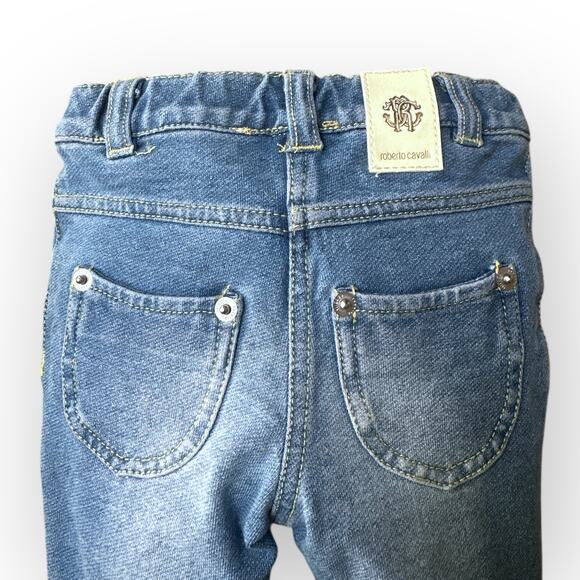 Roberto Cavalli Stretch Jeans Baby Size 3 Months, Light Blue - Picture 5 of 8